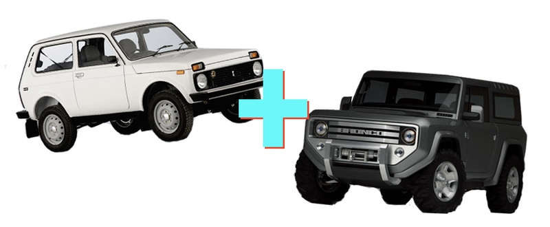 Illustration for article titled Somebody Wanted A New Ford Bronco So Bad They Made Their Own... Russian Style